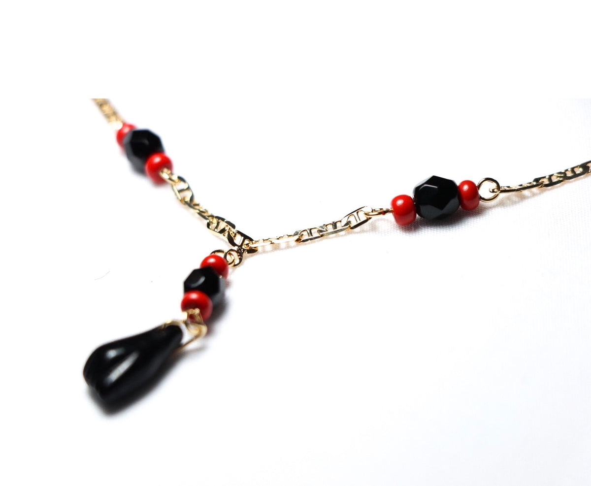Gold Filled Azabache