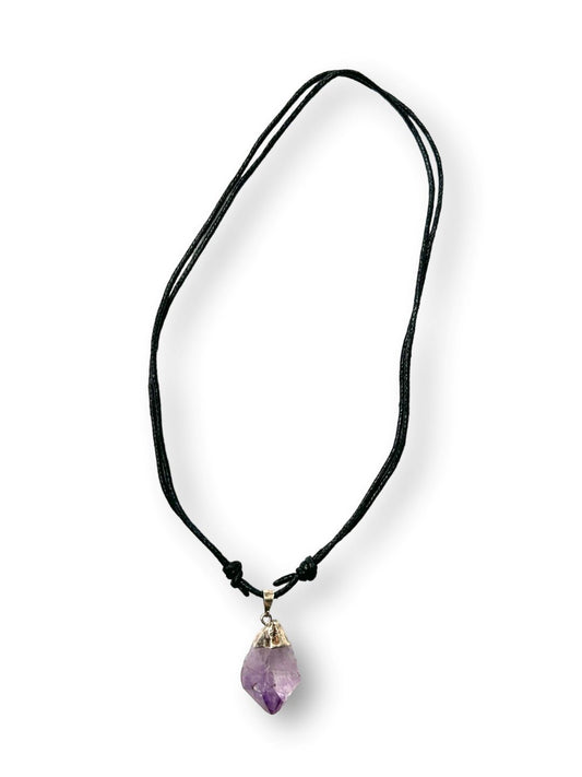 Amethyst Rock Necklace
