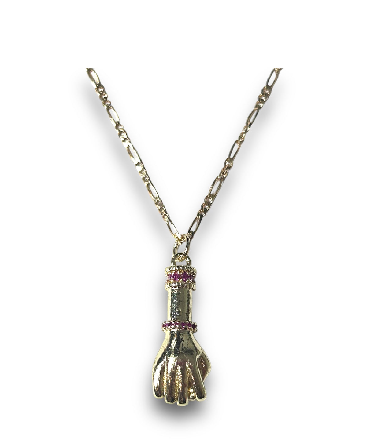 Gold Azabache Hand Power