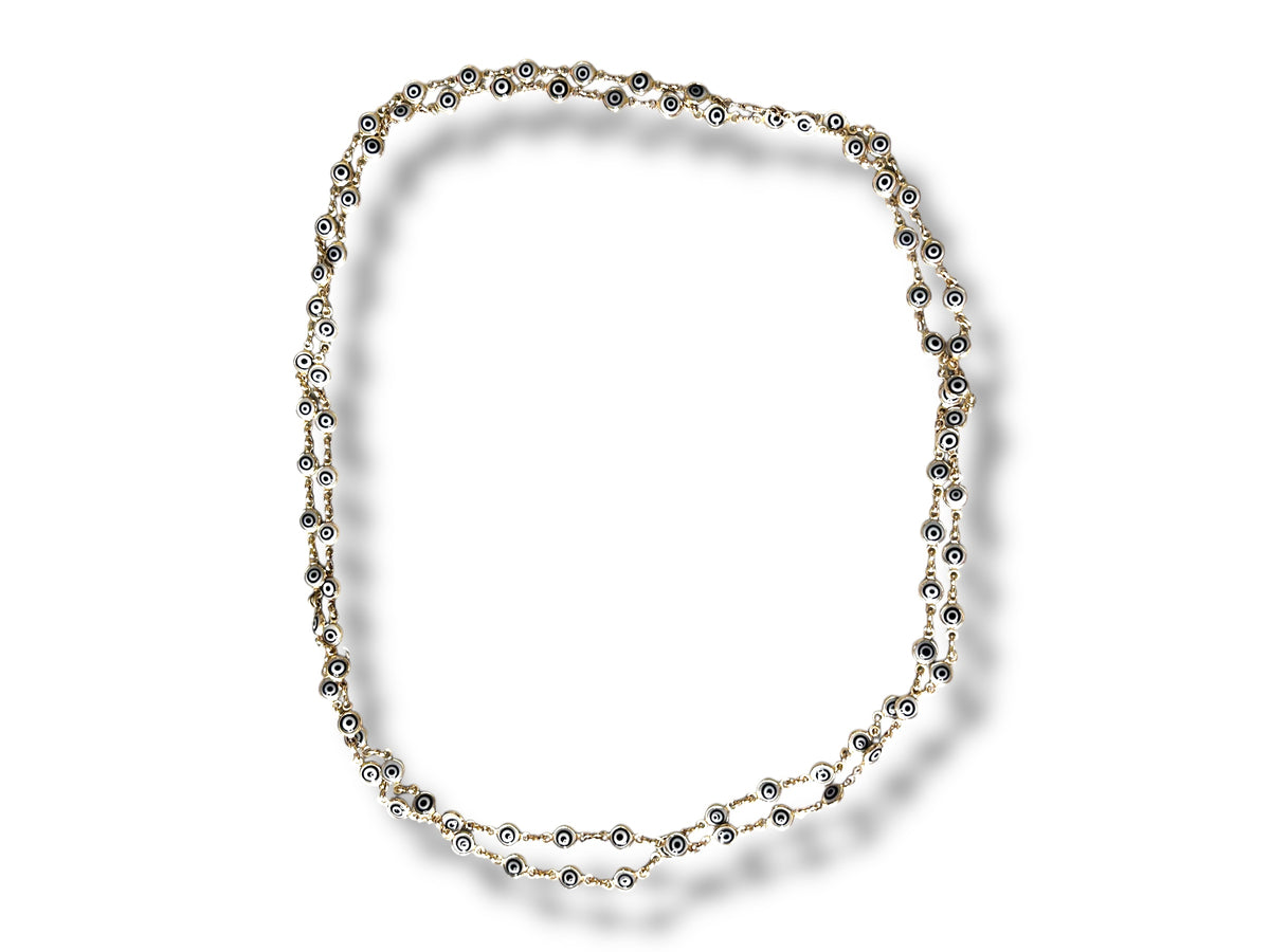 Spiritual Curve – Gold-Filled Waist Necklace