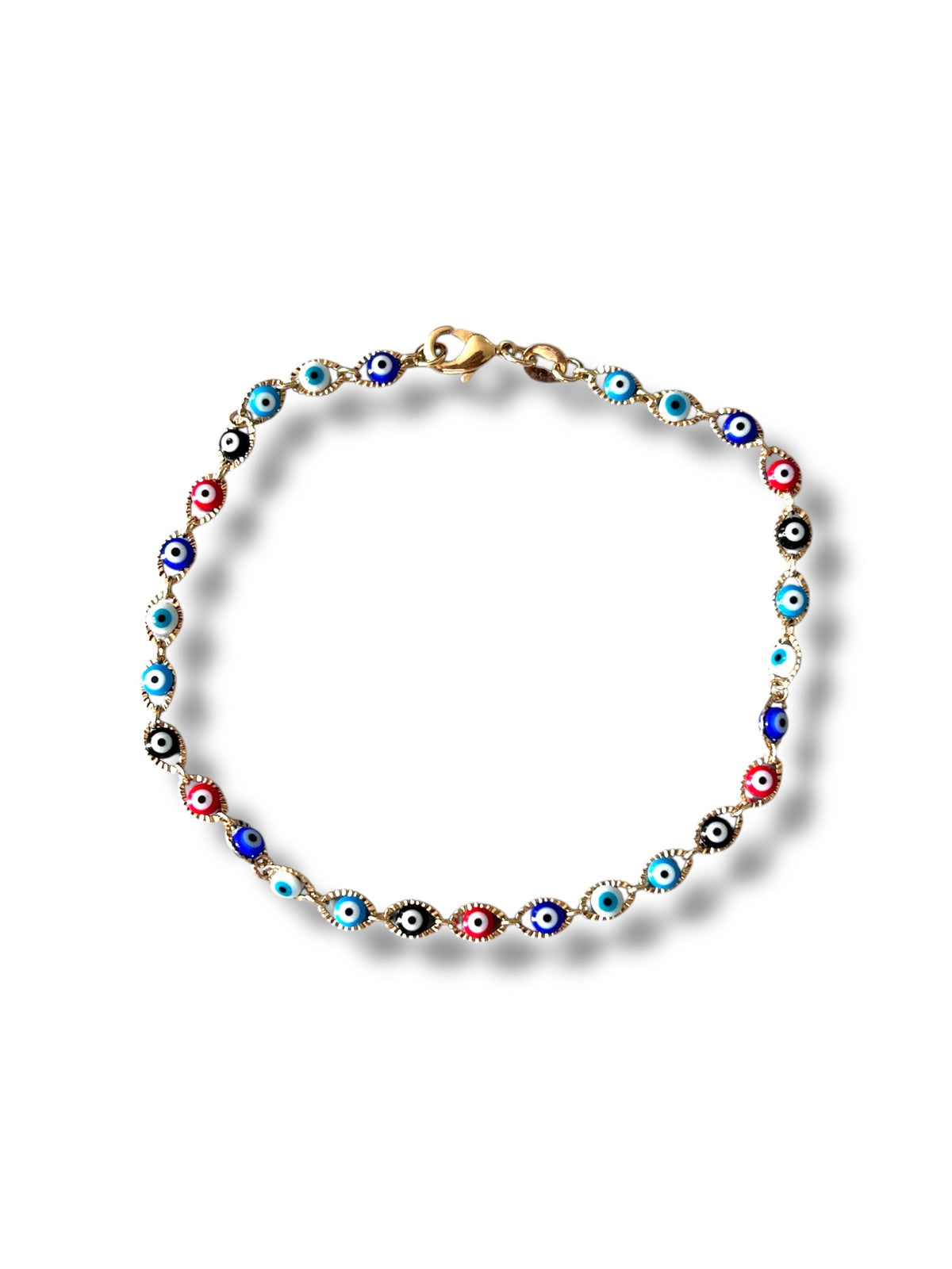 MultiColored Evil Eye Anklet