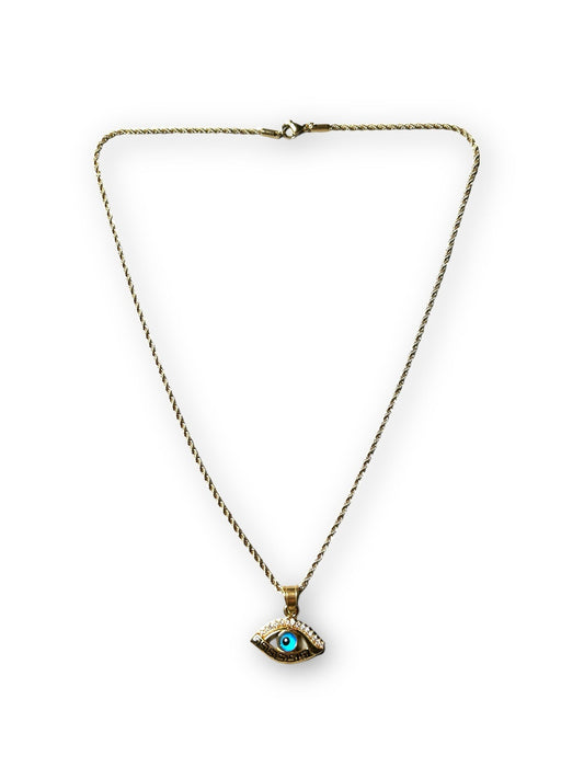 Powerful Gold Blue Eye