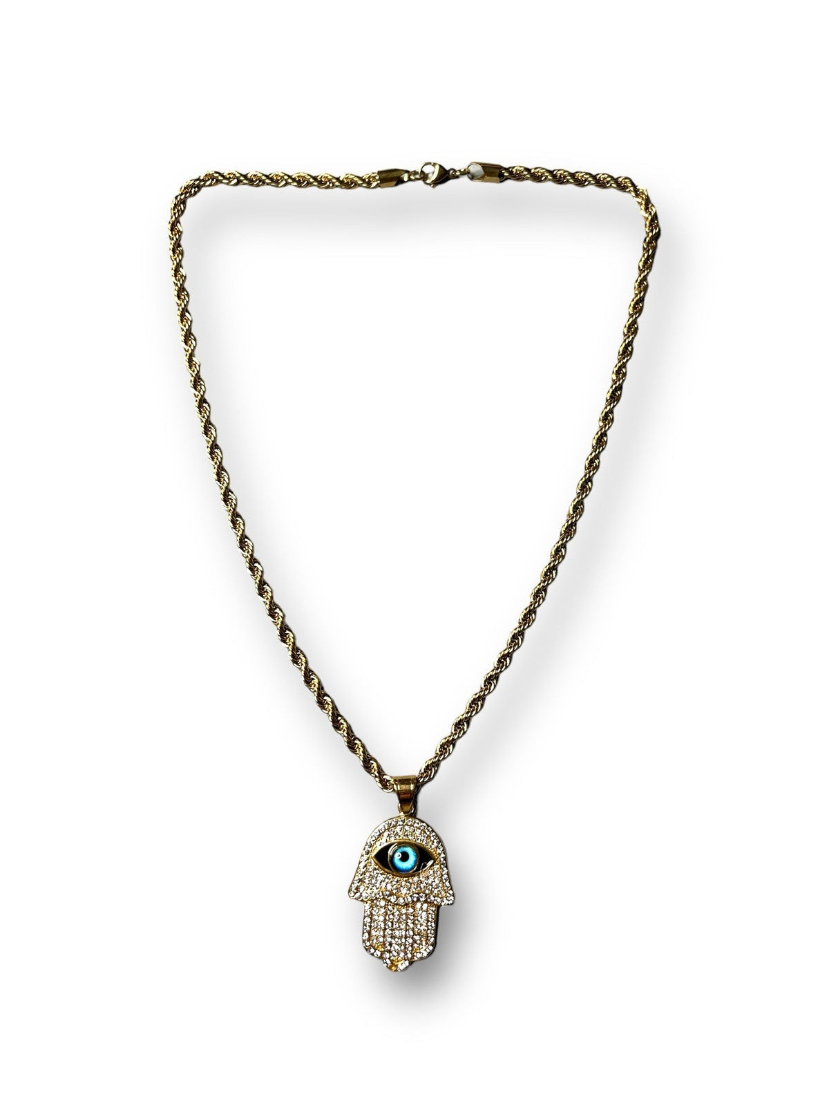 Gold Hamsa Hand Eye