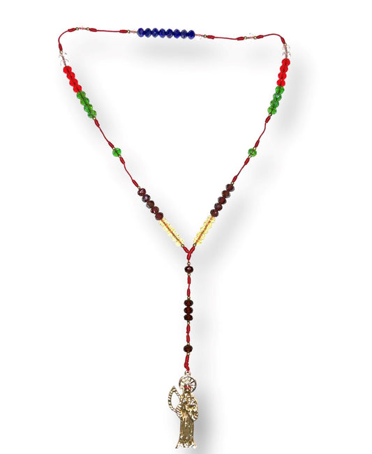 Gold Crystal Santa Muerte