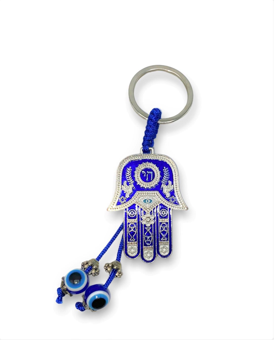 Hamsa Hand Evil Eye Keychain