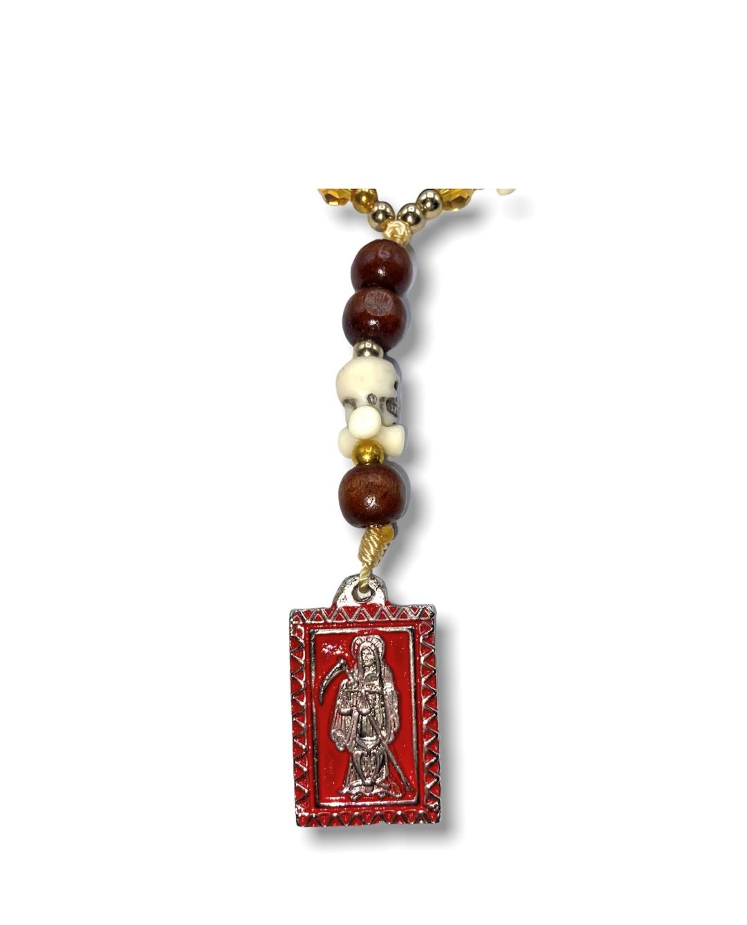 Red Wood Santa Muerte