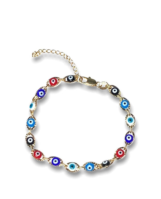 MULTI COLOR EVIL EYE