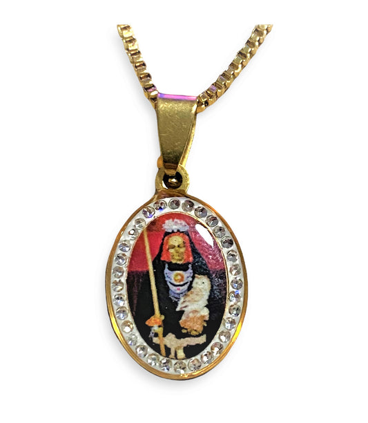 Santa Muerte Gold Filled