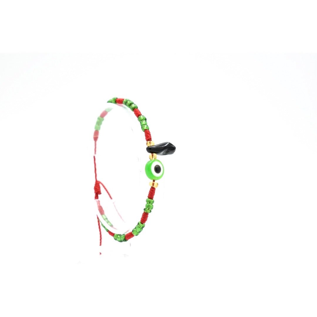 Saint Michael Green Evil Eye