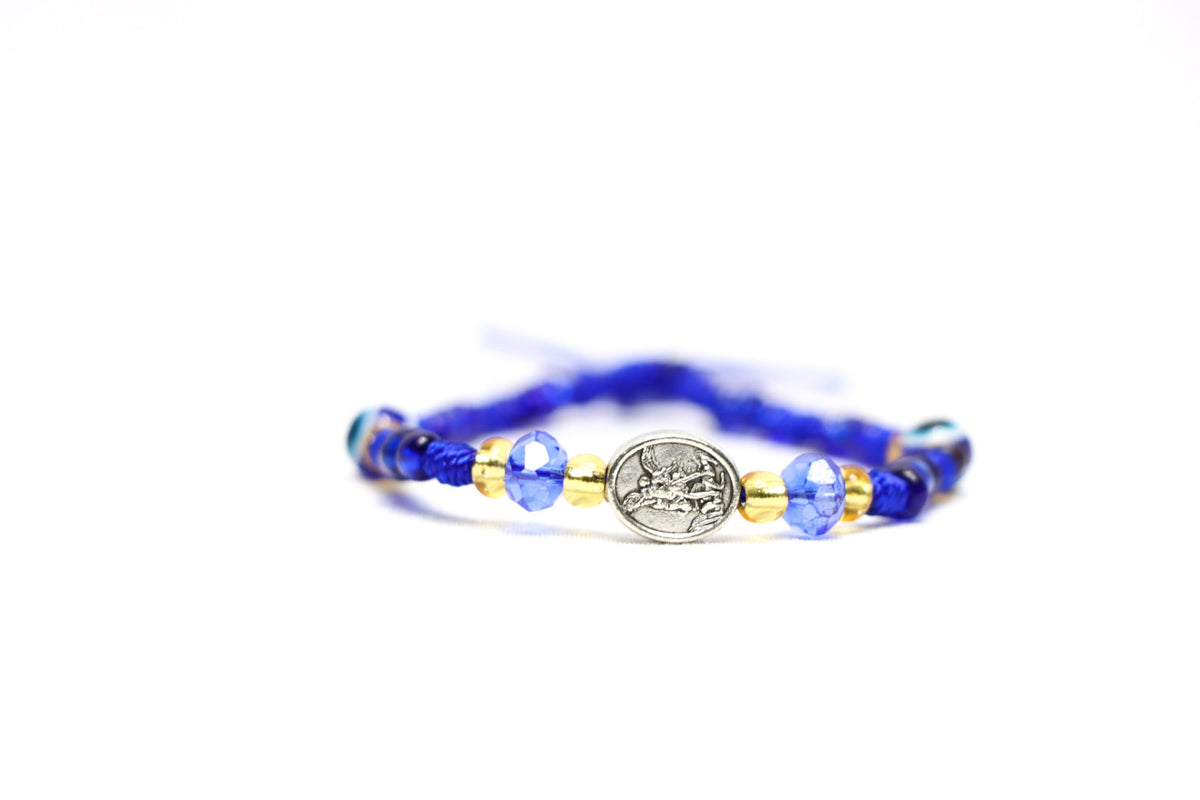 Blue Metal Saint Michael