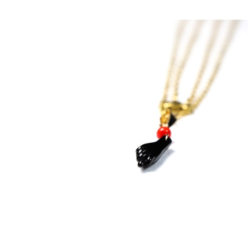 Manita de Azabache Gold Filled