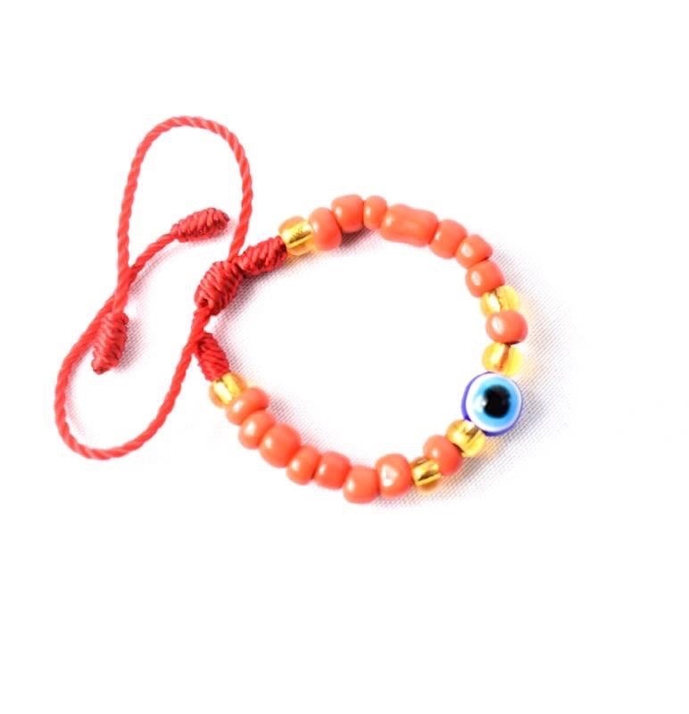 Orange String Evil Eye