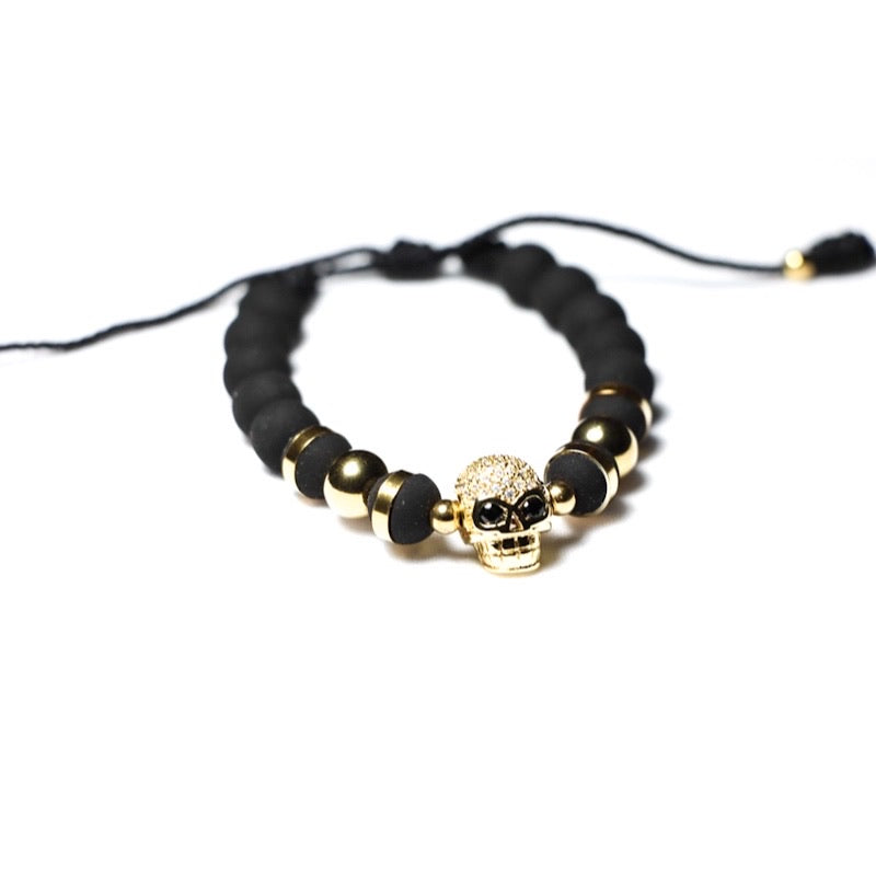 Black & Gold Skull