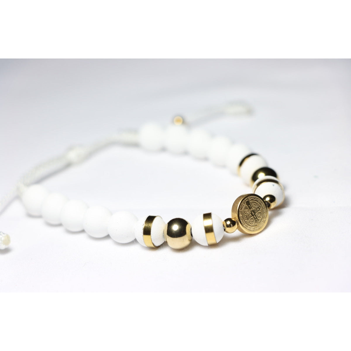 White and Gold Saint Benito