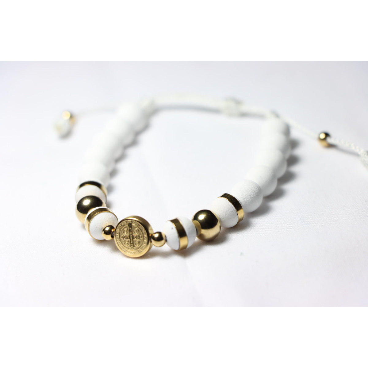 White and Gold Saint Benito